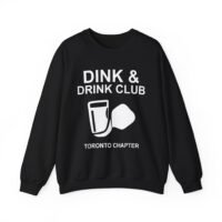 unisex crewneck sweatshirt, fun drink club apparel, casual wear, gift for friends, group activities swag