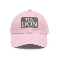 the don dad hat with leather patch,perfect gift for father's day, casual style for outdoor events, trendy accessory, summer fashion