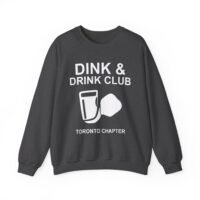 unisex crewneck sweatshirt, fun drink club apparel, casual wear, gift for friends, group activities swag
