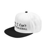 pickleball snapback cap funny sports hat, embroidered snapback, gift for athletes, outdoor events, unique pickleball hat