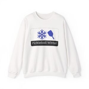 pickleball winter sweatshirt, cozy apparel for winter sports lovers, warm crewneck for pickleball enthusiasts, unique gift for [...]