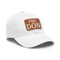 the don dad hat with leather patch,perfect gift for father's day, casual style for outdoor events, trendy accessory, summer fashion