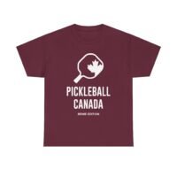 pickleball canada tee unisex heavy cotton shirt for sports lovers, casual wear, gift for athletes, fun pickleball apparel