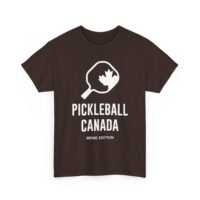 pickleball canada tee unisex heavy cotton shirt for sports lovers, casual wear, gift for athletes, fun pickleball apparel