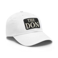 the don dad hat with leather patch,perfect gift for father's day, casual style for outdoor events, trendy accessory, summer fashion