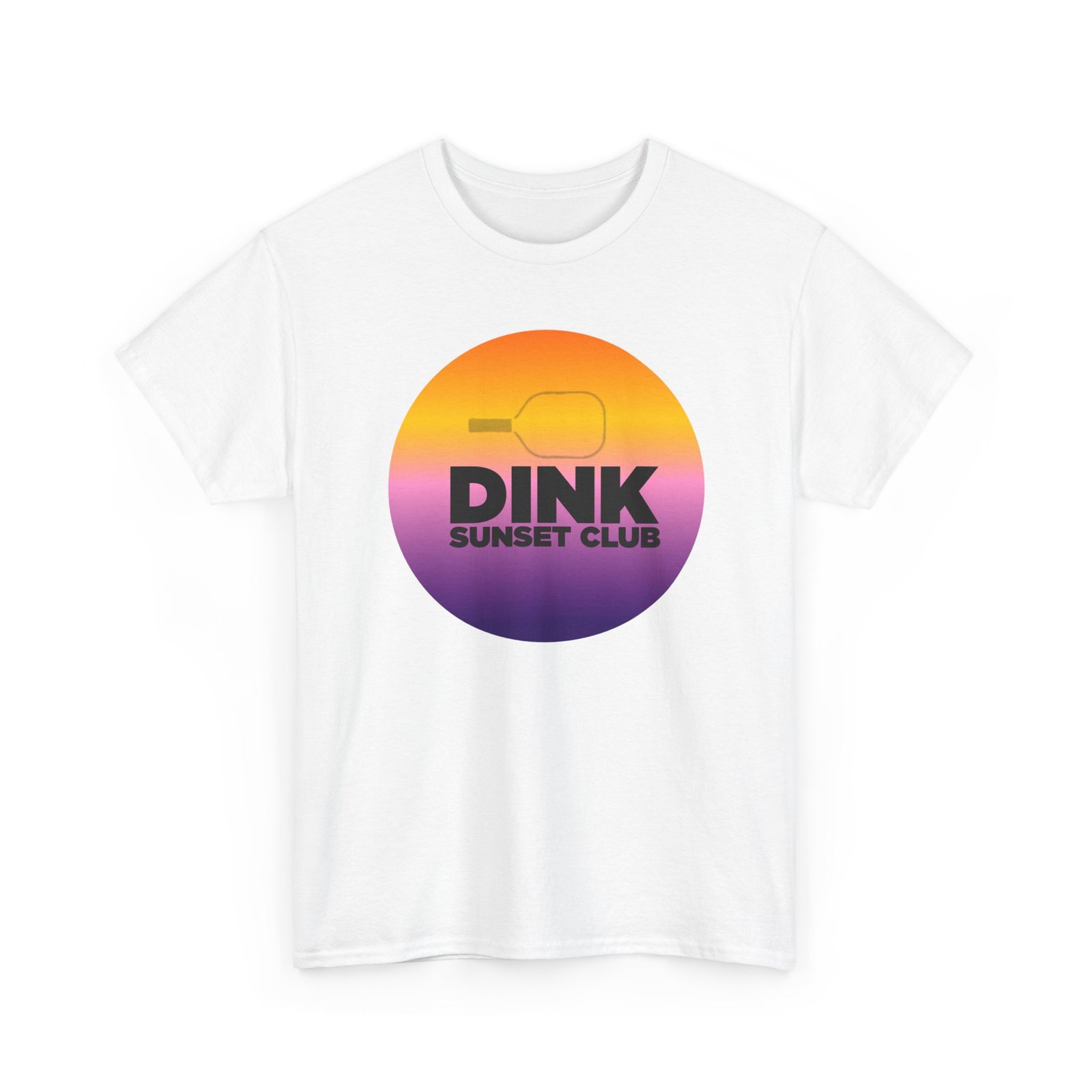 dink sunset club unisex heavy cotton tee, casual summer shirt, beach vibes apparel, gift for friends, vacation outfit dink sunset club unisex heavy cotton tee, casual summer shirt, beach vibes apparel, gift for friends, vacation outfit