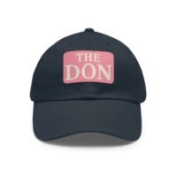the don dad hat with leather patch,perfect gift for father's day, casual style for outdoor events, trendy accessory, summer fashion
