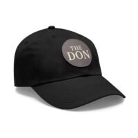 stylish dad hat with leather patch | the don | gift for dads, casual wear, father's day, birthday, everyday fashion