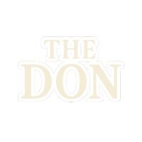 the don kiss cut stickers laptop decals, car stickers, gift for him, custom stickers, fun office decor