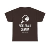 pickleball canada tee unisex heavy cotton shirt for sports lovers, casual wear, gift for athletes, fun pickleball apparel