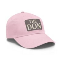 the don dad hat with leather patch,perfect gift for father's day, casual style for outdoor events, trendy accessory, summer fashion