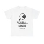 pickleball canada unisex heavy cotton tee | perfect for sports enthusiasts, summer wear, team events, gifts