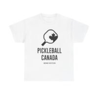 pickleball canada unisex heavy cotton tee | perfect for sports enthusiasts, summer wear, team events, gifts