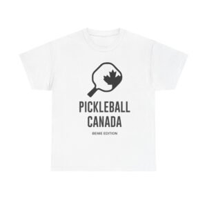 pickleball canada unisex heavy cotton tee | perfect for sports enthusiasts, summer wear, team events, gifts