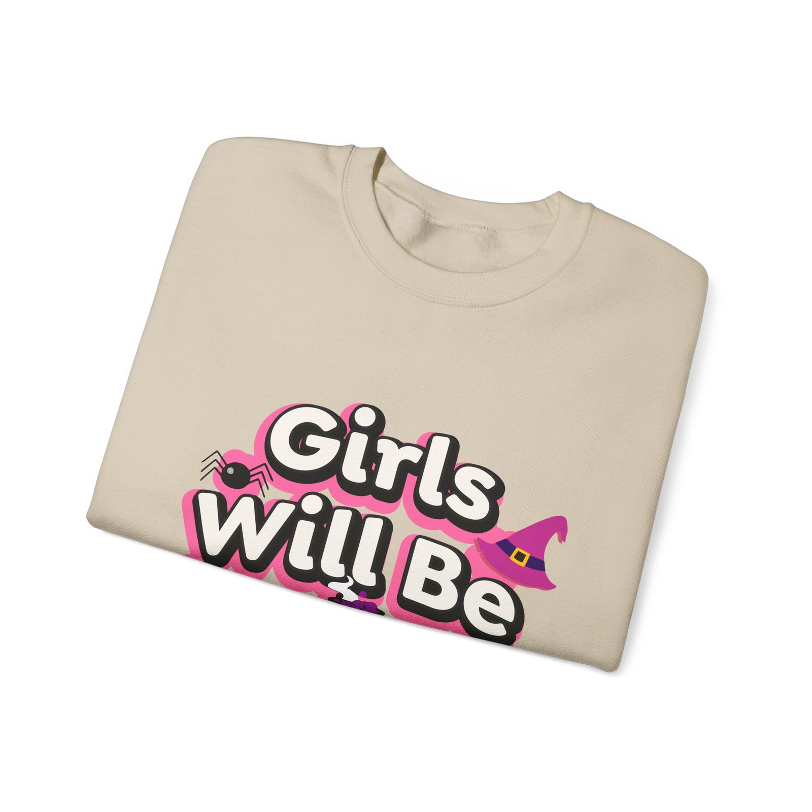 girls will be girls sweatshirt, unisex crewneck pullover, halloween gift, cozy casual wear, fun statement sweatshirt girls will be girls sweatshirt, unisex crewneck pullover, halloween gift, cozy casual wear, fun statement sweatshirt
