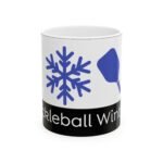 winter pickleball ceramic mug | 11oz & 15oz | perfect gift for pickleball lovers, winter sports enthusiasts, holiday celebrations, [...]