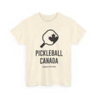 pickleball canada unisex heavy cotton tee | perfect for sports enthusiasts, summer wear, team events, gifts