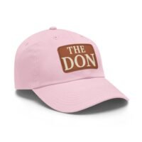 the don dad hat with leather patch,perfect gift for father's day, casual style for outdoor events, trendy accessory, summer fashion