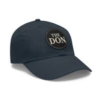 stylish dad hat with leather patch | the don | gift for dads, casual wear, father's day, birthday, everyday fashion