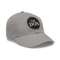 stylish dad hat with leather patch | the don | gift for dads, casual wear, father's day, birthday, everyday fashion