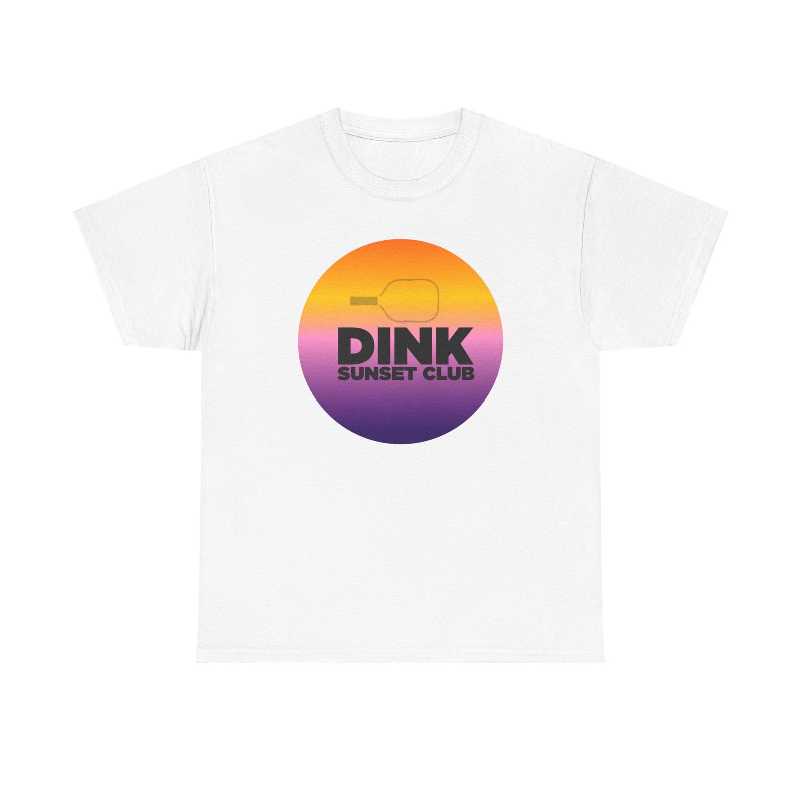 dink sunset club unisex heavy cotton tee, casual summer shirt, beach vibes apparel, gift for friends, vacation outfit dink sunset club unisex heavy cotton tee, casual summer shirt, beach vibes apparel, gift for friends, vacation outfit