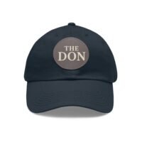 stylish dad hat with leather patch | the don | gift for dads, casual wear, father's day, birthday, everyday fashion