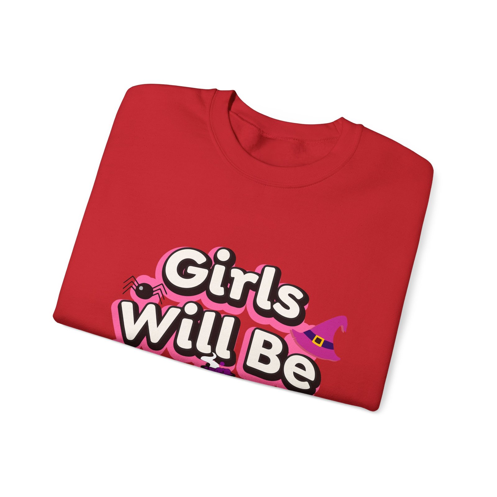 girls will be girls sweatshirt, unisex crewneck pullover, halloween gift, cozy casual wear, fun statement sweatshirt girls will be girls sweatshirt, unisex crewneck pullover, halloween gift, cozy casual wear, fun statement sweatshirt