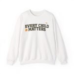 unisex crewneck sweatshirt 'every child matters' cozy apparel, comfort wear, gift for advocacy, fall fashion, charity support