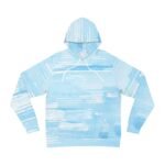 striped fashion hoodie, light blue winter vibes sweatshirt, sweater pullover, trendy jumper, stylish top, cozy outerwears