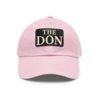 the don dad hat with leather patch,perfect gift for father's day, casual style for outdoor events, trendy accessory, summer fashion
