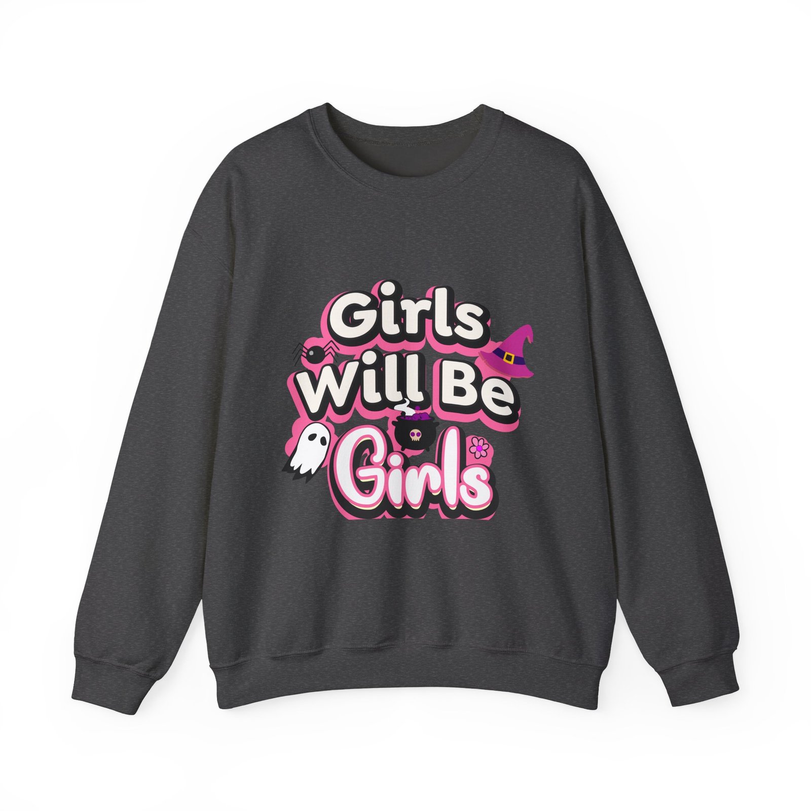 girls will be girls sweatshirt, unisex crewneck pullover, halloween gift, cozy casual wear, fun statement sweatshirt girls will be girls sweatshirt, unisex crewneck pullover, halloween gift, cozy casual wear, fun statement sweatshirt
