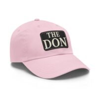 the don dad hat with leather patch,perfect gift for father's day, casual style for outdoor events, trendy accessory, summer fashion