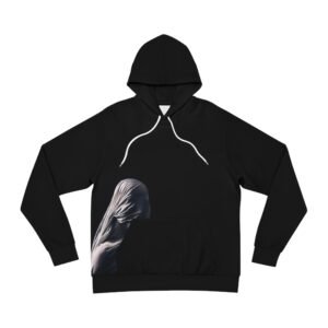 angel wings fashion hoodie, black white angel design, trendy sweatshirt, stylish hoodie, cool pullover, unique jumper