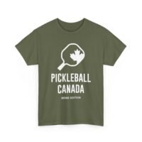 pickleball canada tee unisex heavy cotton shirt for sports lovers, casual wear, gift for athletes, fun pickleball apparel