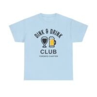 drink & drink club tee, unisex t shirt for parties, casual wear, gifts for beer lovers, club apparel, fun gatherings
