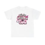 playful girls will be girls tee for fun celebrations, graphic t shirt, halloween, birthday gift, casual outfit