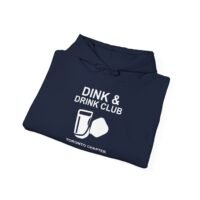 dink & drink club hoodie, unisex sweatshirt for friends, bar hangouts, birthday gift, party wear