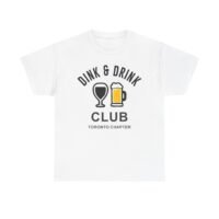 drink & drink club tee, unisex t shirt for parties, casual wear, gifts for beer lovers, club apparel, fun gatherings