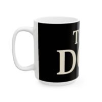 stylish black & cream ceramic mug | perfect gift for coffee lovers, tea drinkers, home decor, personalized gifts, office essentials