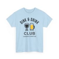 drink & drink club tee, unisex t shirt for parties, casual wear, gifts for beer lovers, club apparel, fun gatherings