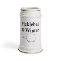 pickleball winter stein mug | perfect for winter gatherings, sports fans, holiday gifts, and celebrations