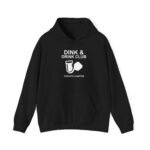 dink & drink club hoodie, unisex sweatshirt for friends, bar hangouts, birthday gift, party wear