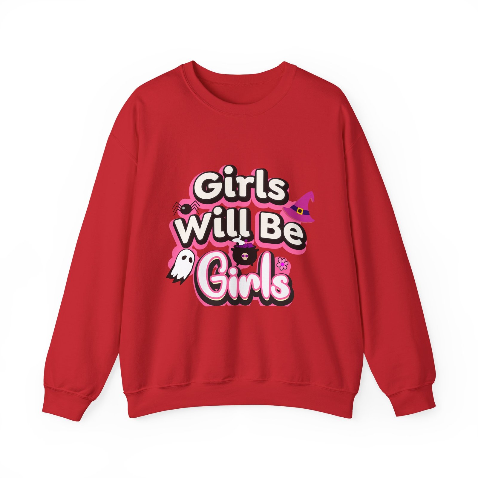 girls will be girls sweatshirt, unisex crewneck pullover, halloween gift, cozy casual wear, fun statement sweatshirt girls will be girls sweatshirt, unisex crewneck pullover, halloween gift, cozy casual wear, fun statement sweatshirt