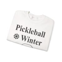 pickleball winter crewneck sweatshirt | cozy unisex pullover, perfect gift for athletes, winter sportswear, holiday chill wear, casual style
