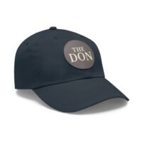 stylish dad hat with leather patch | the don | gift for dads, casual wear, father's day, birthday, everyday fashion