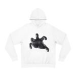 stretching hands fashion hoodie trendy pullover sweatshirt, stylish jumper, streetwear top, cool urban wear, chic outerwear