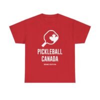 pickleball canada tee unisex heavy cotton shirt for sports lovers, casual wear, gift for athletes, fun pickleball apparel