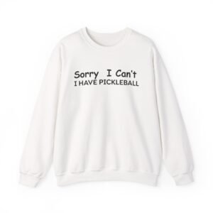 funny pickleball sweatshirt, unisex crewneck sweatshirt, gift for pickleball lovers, sports apparel, casual wear