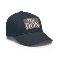 the don dad hat with leather patch,perfect gift for father's day, casual style for outdoor events, trendy accessory, summer fashion