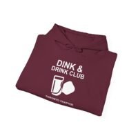 dink & drink club hoodie, unisex sweatshirt for friends, bar hangouts, birthday gift, party wear